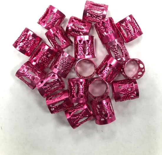 Double F - Dreadlock Bead Cuff Clips-50 stuks